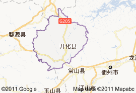 開化縣地圖