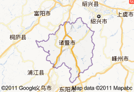 諸暨市地圖