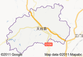 天臺縣地圖