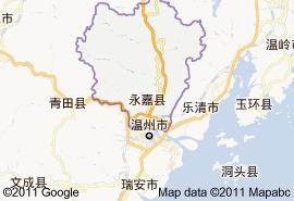 永嘉縣地圖