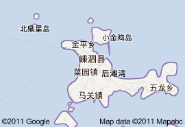 嵊泗縣地圖