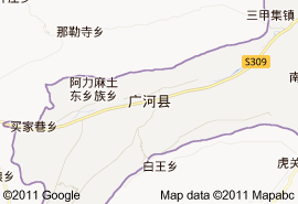 广河县地图