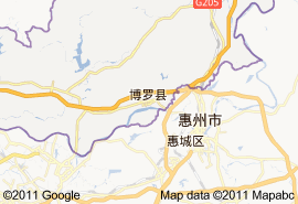 博罗县地图