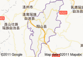 阳山县地图