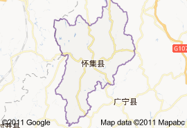 怀集县地图