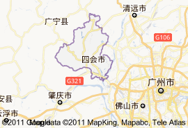 四会市地图