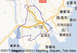 斗门区地图