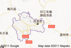 金城江区地图
