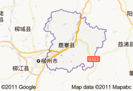 鹿寨县地图