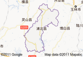 浦北县地图