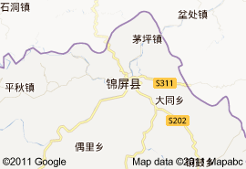 锦屏县地图