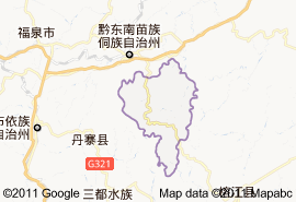 雷山县地图