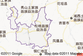 松桃苗族自治县地图