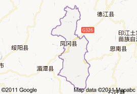 凤冈县地图
