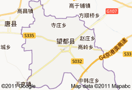 望都县地图