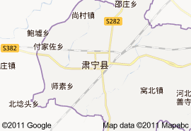 肃宁县地图