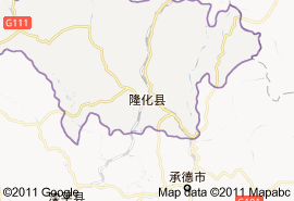 隆化县地图