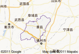 景县地图