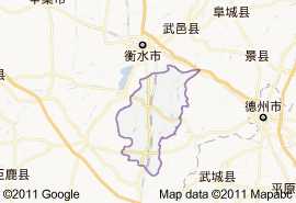 枣强县地图