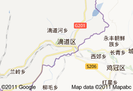 滴道区地图