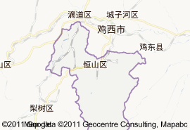 恒山区地图