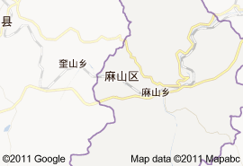 麻山区地图