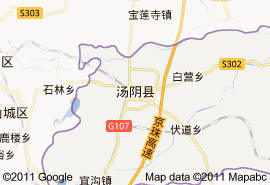 汤阴县地图