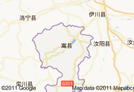 嵩县地图