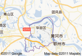 华容区地图