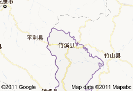 竹溪县地图