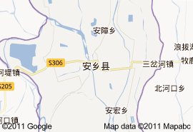 安乡县地图