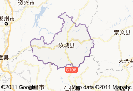 汝城县地图