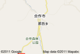 甘南州地图