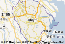中山市地图