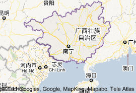 广西壮族自治区地图