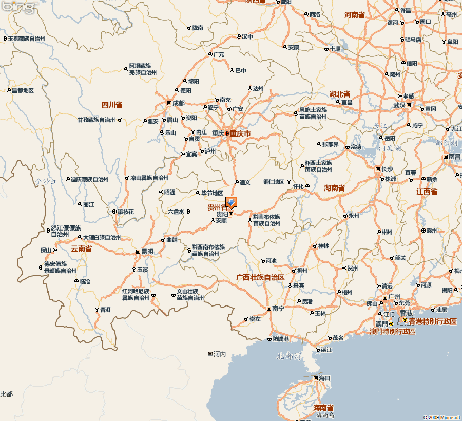 贵州交通地图