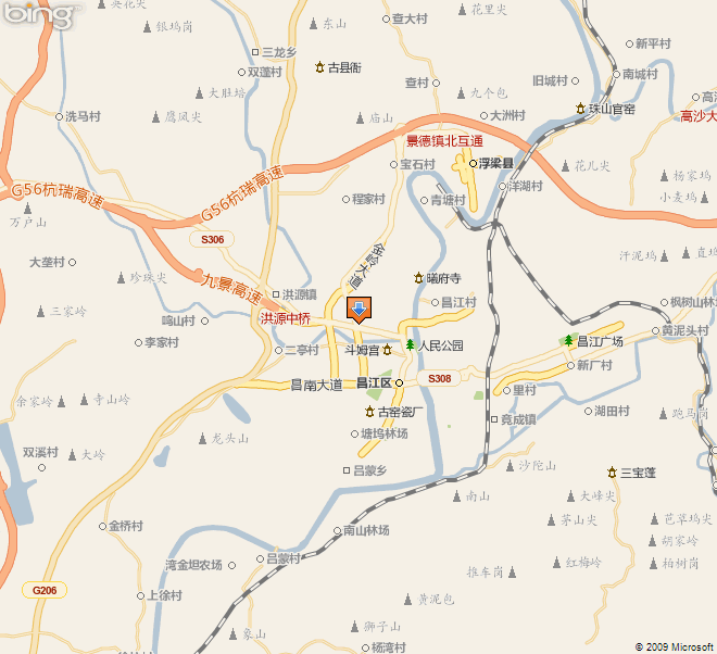 江西景德镇地图