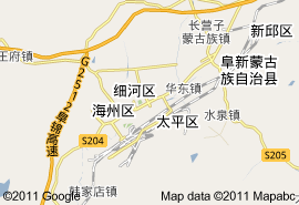 阜新市地图