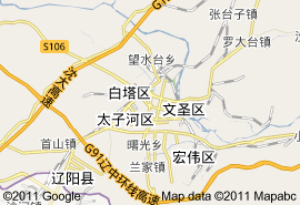 辽阳市地图