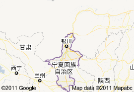 寧夏回族自治區地圖