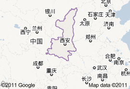 陕西省地图