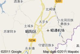 昭通市地图