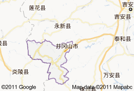 井冈山市地图