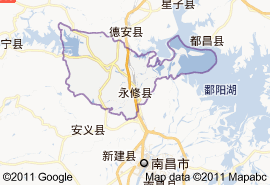 永修县地图