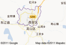 西安区地图