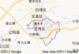 宏伟区地图