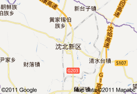 沈北新区地图
