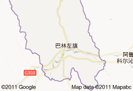 巴林左旗地图