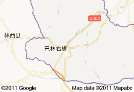 巴林右旗地图