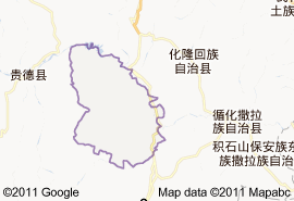 尖扎县地图